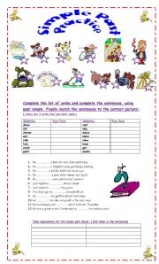 English Worksheet: Past Simple Practice