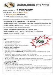 English Worksheet: Creative Writing