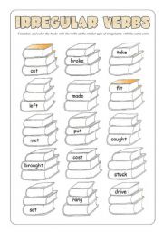 English Worksheet: Irregular Verbs