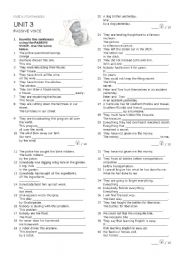 English Worksheet: Passive 