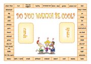 Teen slang GAMES - boardgame, FC, dominoes, bookmark, crossword ((10 PAGES)) EDITABLE, printer friendly + KEY