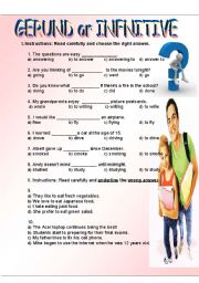 GERUNDS AND INFINITIVES