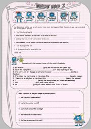 English worksheet: revision test no. 2