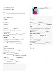 English Worksheet: So Small