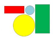 English Worksheet: shapes for numeracy shape exercises