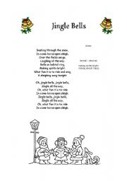 English Worksheet: Jingle Bells Lyric