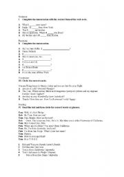 English Worksheet: Simple Present