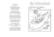 English Worksheet: Yellow Submarine