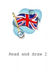 English Worksheet: Read and draw 2