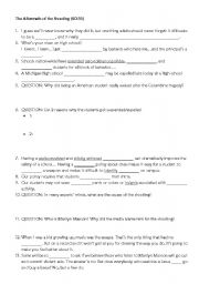 English Worksheet: Bowling for Columbine Listening worksheet