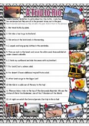 A trip to Rio - A past tense exercise