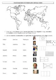 Nationalities, countries and capital cities