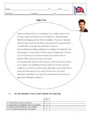 English Worksheet: Test Giving directions