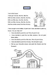 English worksheet: HOUSES AND MATERIALS