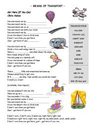 English Worksheet: Song 