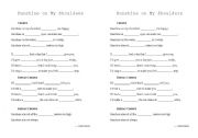 English worksheet: John Denver - Sunshine on My Shoulders