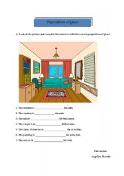 Prepositions of place