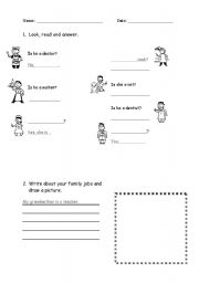 English worksheet: Jobs