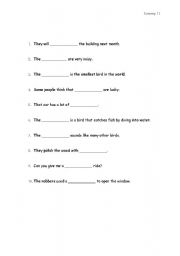 English worksheet: Two words in one - set 6
