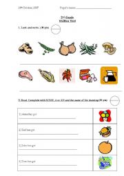 English Worksheet: Food - Some&Any