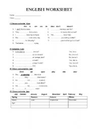 English worksheet: Practice