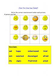 English Worksheet: How Do You Feel Today?