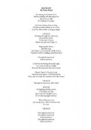 English Worksheet: Monsoon by Tokio Hotel