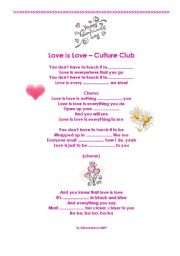 English worksheet: Love is Love