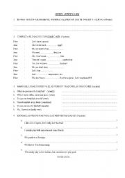 English Worksheet: quiz interchange intro