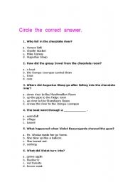 English Worksheet: Questions about 