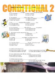 English Worksheet: SECOND CONDITIONAL