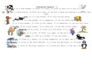 English worksheet: animals