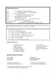 English Worksheet: Revision:travelling,jobs and places