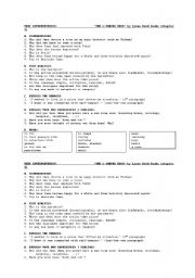 English worksheet: Worksheet on 