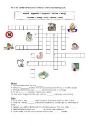 English Worksheet: PUZZLE - ADJECTIVES