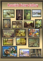 English Worksheet: Korovins picture gallery