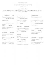 English Worksheet: Lets sing - A song activity