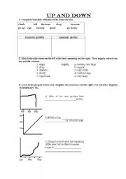 English worksheet: graphs