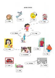 English worksheet: Adjectives