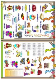 English Worksheet: Birthday party