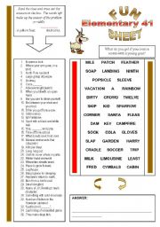 Fun Sheet Elementary/(Pre-Intermediate) 41