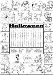 Wordsearch HALLOWEEN