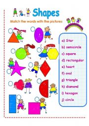 SHAPES VOCABULARY PART 1