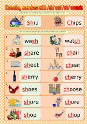 PHONICS - /SH/ + /CH/