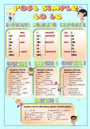 English Worksheet: Past Simple- To Be (feelings)