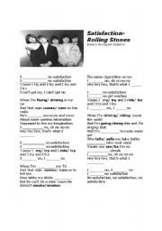 English Worksheet: Satisfaction- Rolling Stones