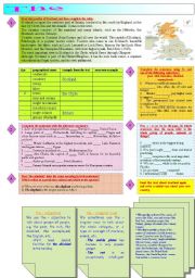 English Worksheet: Use of THE with geographical names, to talk about categories, groups of people