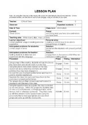 English Worksheet: World traveller