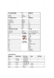 English worksheet: MEASUREMENT