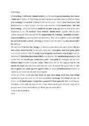 English Worksheet: Mixed tenses exercise